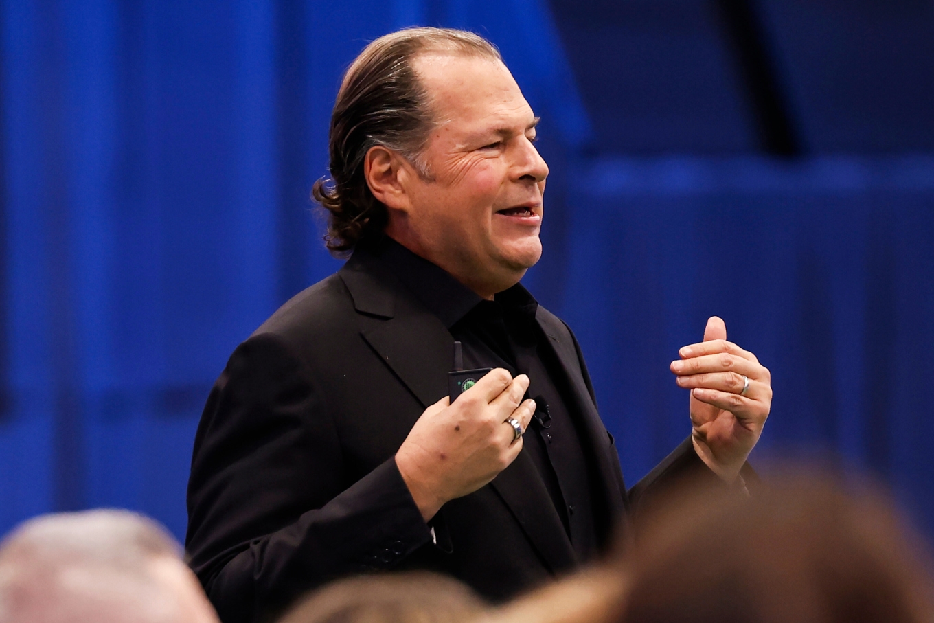 Salesforces vd Marc Benioff. Arkivbild. Foto: Jessica Christian/San Francisco Chronicle via AP/TT