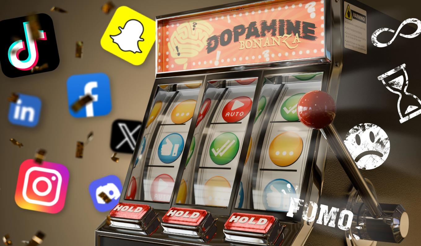 Techjättarna kan med beroendeframkallande design i sina appar få användarna att fastna i användandet. Foto: Anders Humlebo/TT