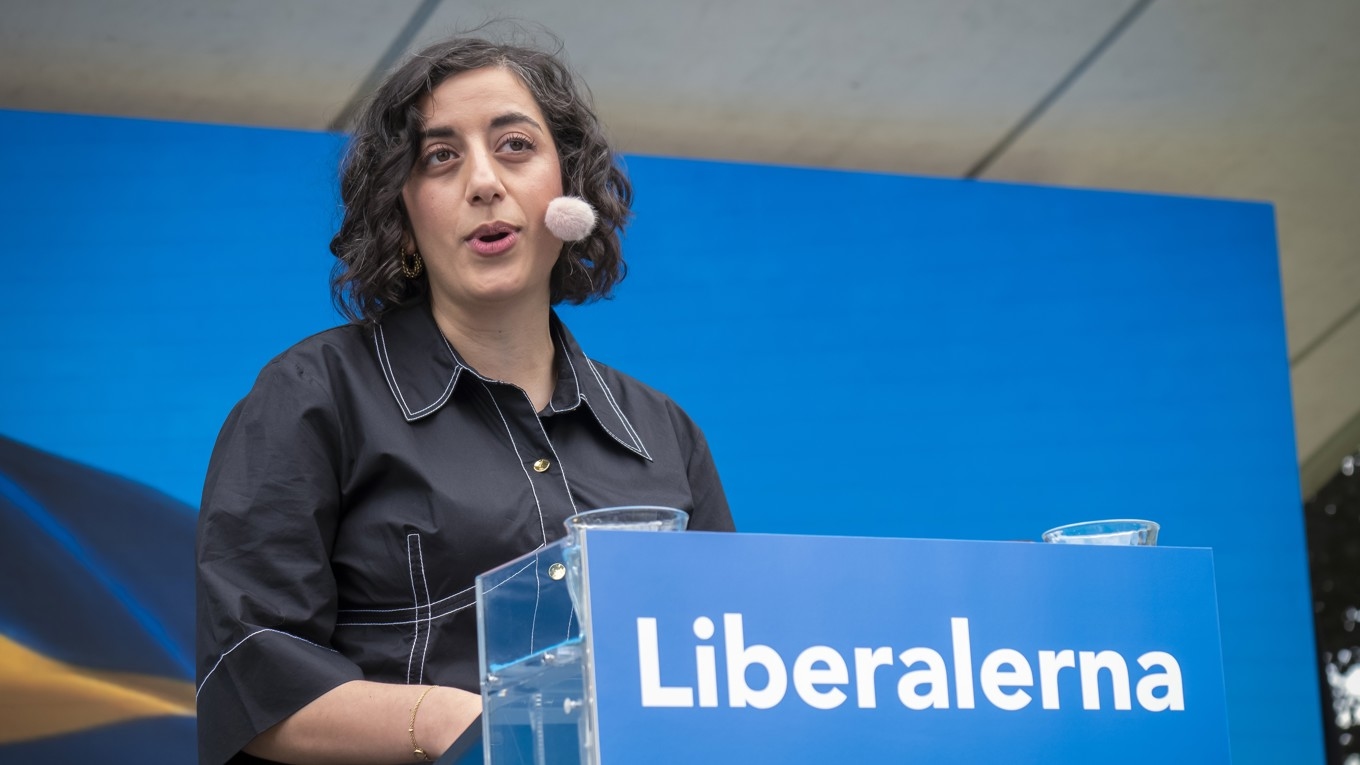 Simona Mohamsson, partiledare för Liberalerna. Foto: Bilbo Lantto