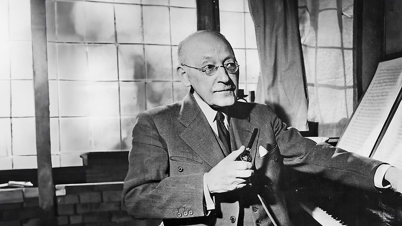 Dirigenten och kompositören Hugo Alfvén. Foto: Musik i Dalarna