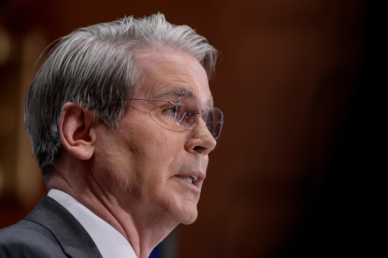 USA:s finansminister Scott Bessent. Arkivbild. Foto: Mariam Zuhaib /AP/TT