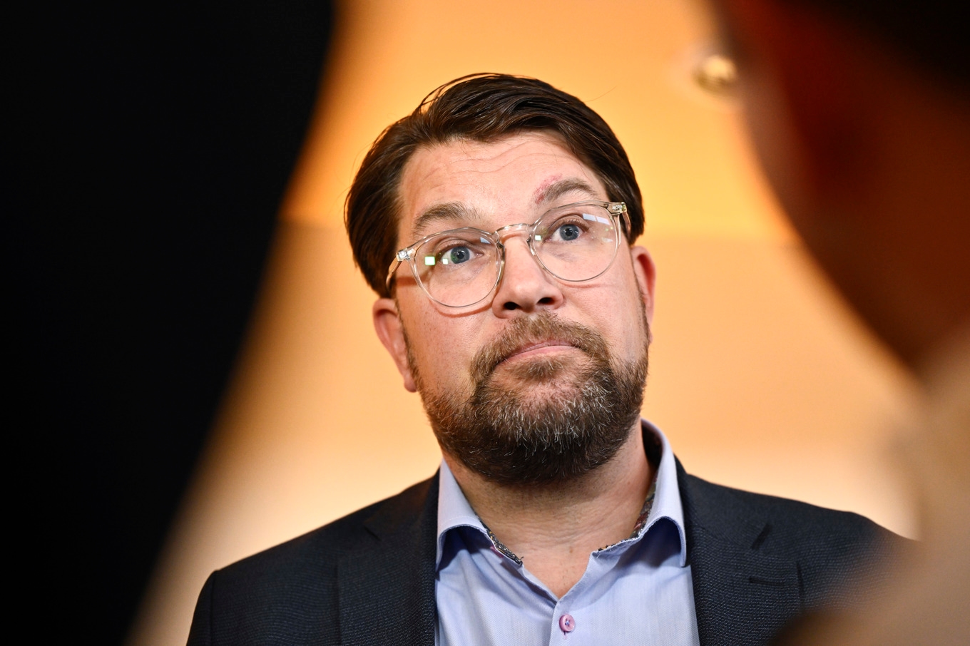 Sverigedemokraternas partiledare Jimmie Åkesson (SD) vill pausa tonårsutvisningarna i väntan på en ventil. Arkivbild. Foto: Henrik Montgomery/TT