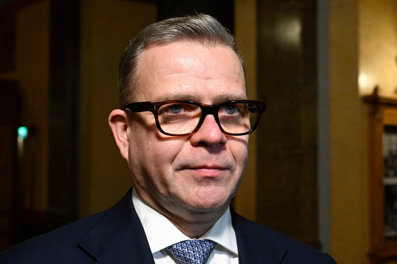 Finlands statsminister Petteri Orpo. Arkivbild. Foto: Heikki Saukkomaa/Lehtikuva/AP/TT