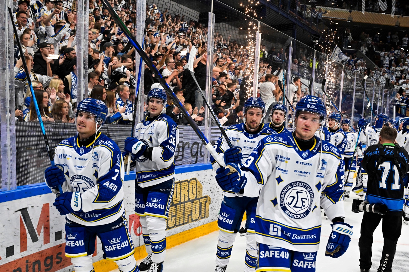 Leksand fortsätter vinna i botten av SHL. Arkivbild. Foto: Ulf Palm/TT