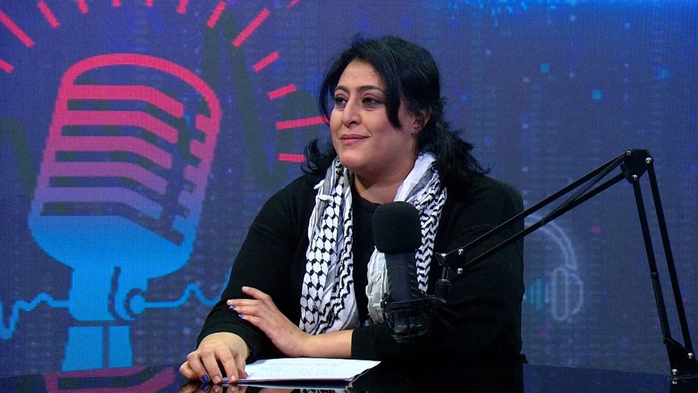 Bissan Edwan, fristadsförfattare i Lund. Foto: Lunds Kommun