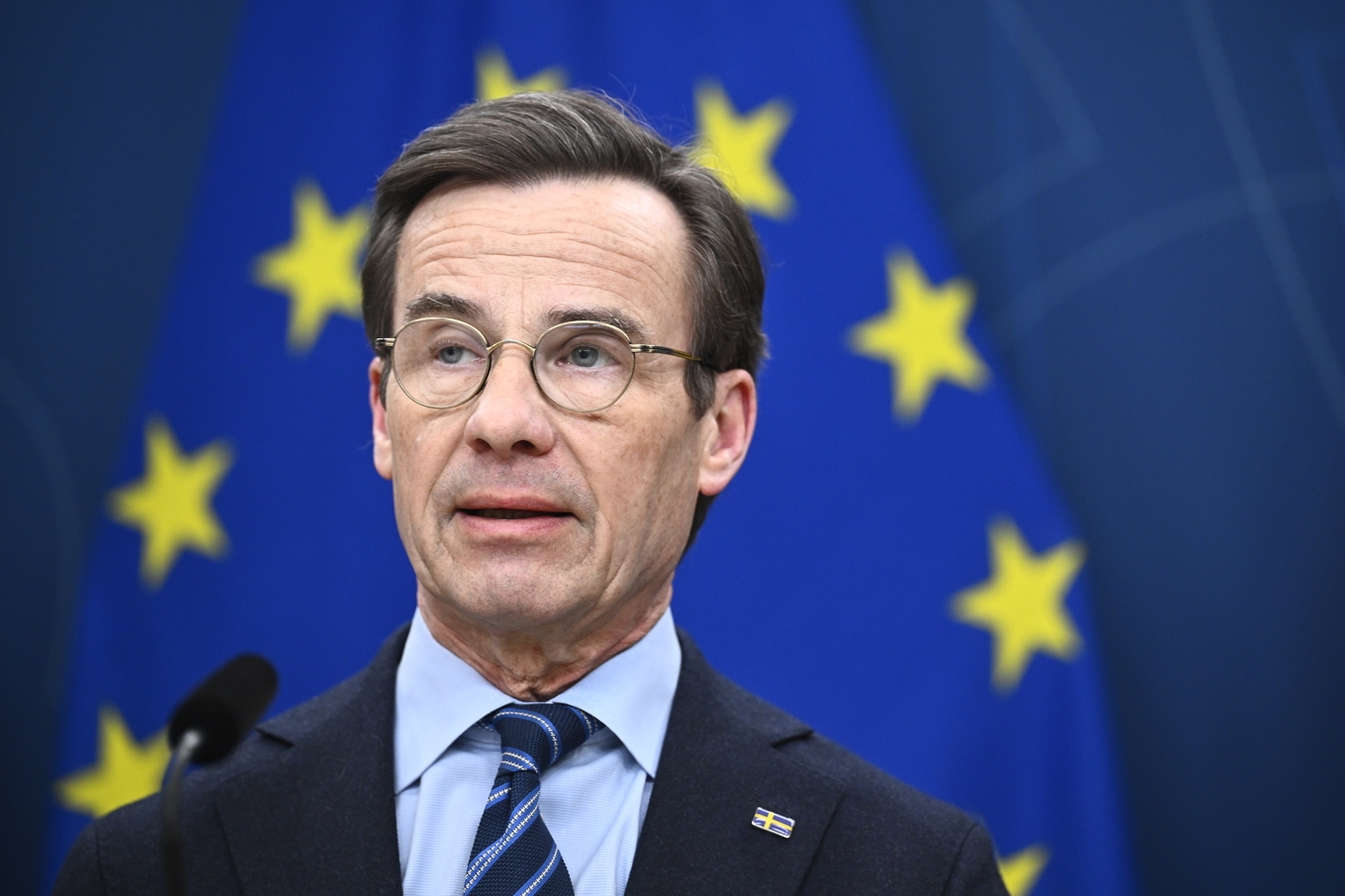 Statsminister Ulf Kristersson (M). Foto: Fredrik Sandberg/TT