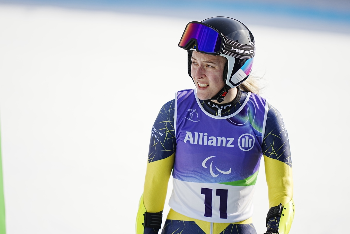 Utförsåkaren Ebba Årsjö tog brons i super-G i Paralympics. Foto: Björn Larsson Rosvall/TT