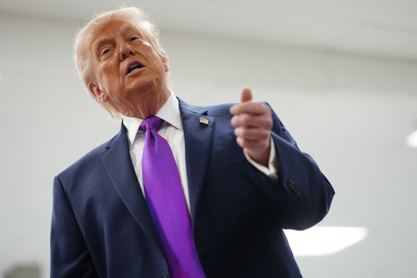 USA:s president Donald Trump. Bilden är tagen 11 mars. Foto: Julia Demaree Nikhinson /AP/TT