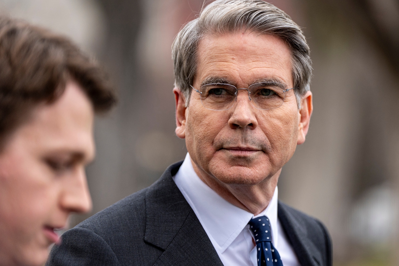 Scott Bessent. Bilden är tagen 6 mars. Foto: Alex Brandon/AP/TT