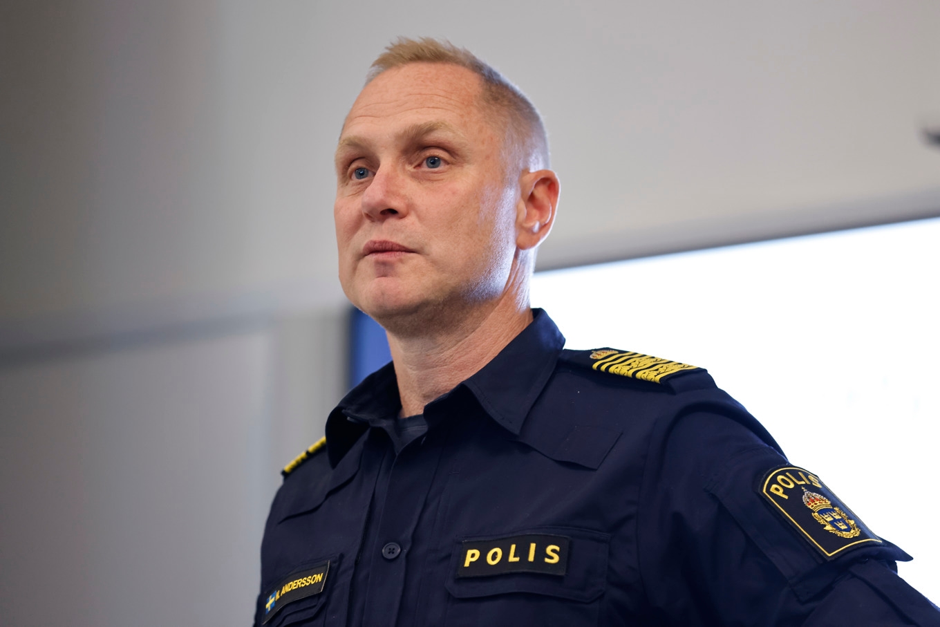 Niclas Andersson, chef för utredningsenheten på polisens Nationella operativa avdelning, Noa. Arkivbild. Foto: Caisa Rasmussen/TT