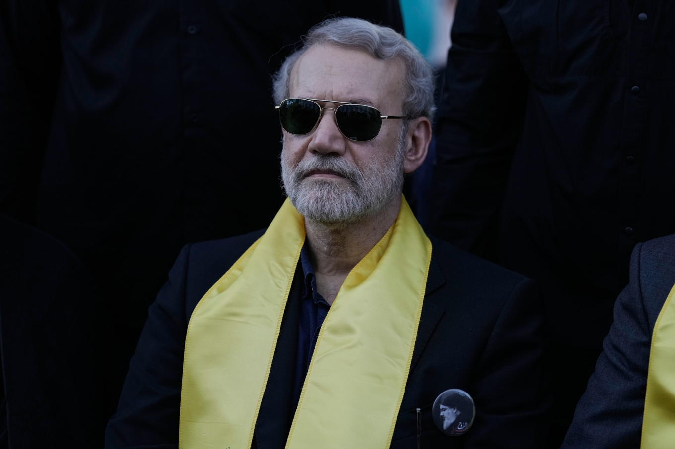 Ali Larijani den 27 september 2025. Arkivbild. Foto: Bilal Hussein/AP/TT
