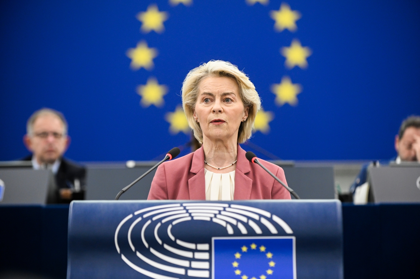 EU-kommissionens ordförande Ursula von der Leyen. Arkivbild. Foto: Pascal Bastien/AP/TT