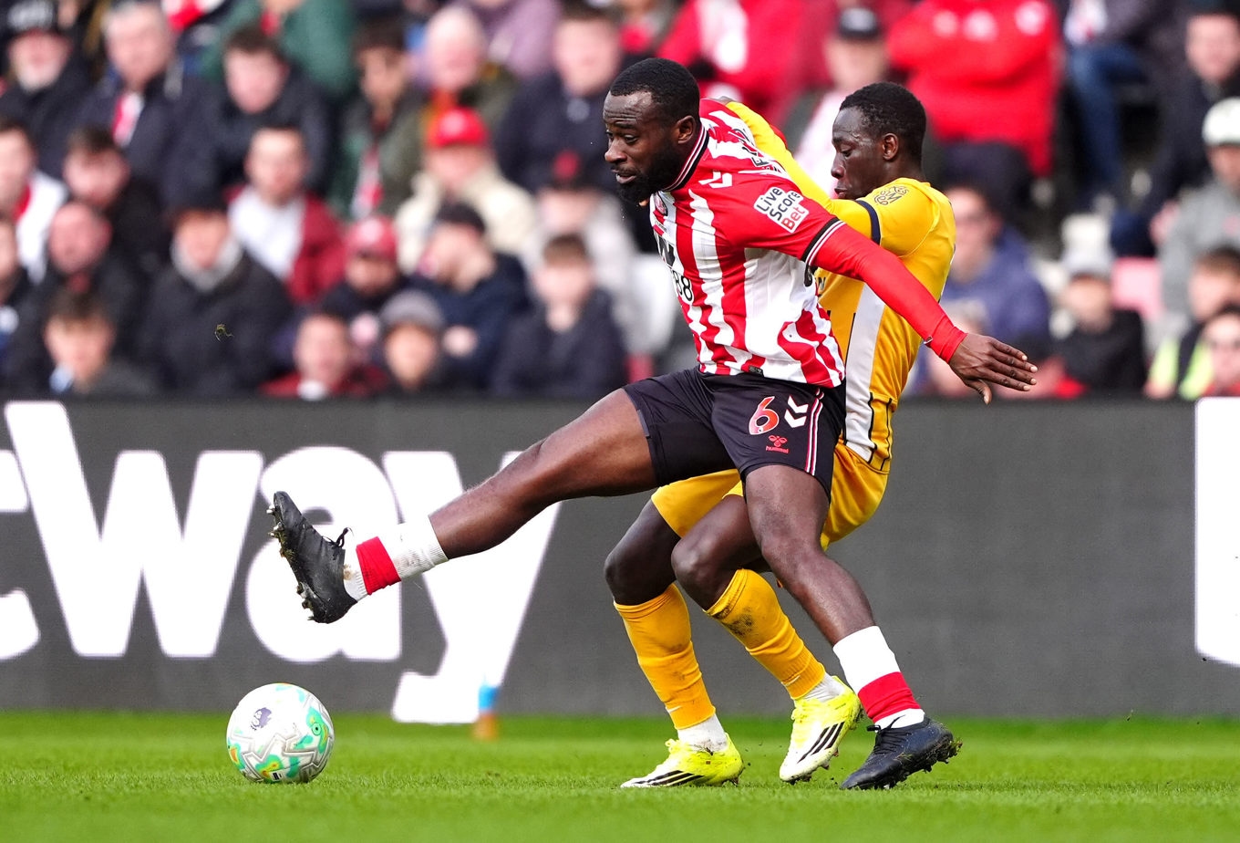 Sunderlands Lutsharel Geertruida. Arkivbild. Foto: Owen Humphreys /AP/TT