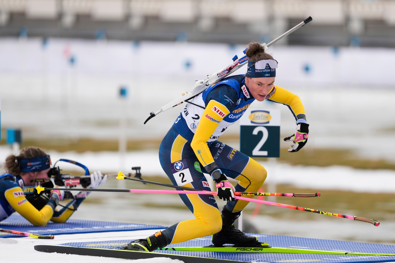 Hanna Öberg under världscupfinalen i Holmenkollen. Foto: Heiko Junge/NTB/TT