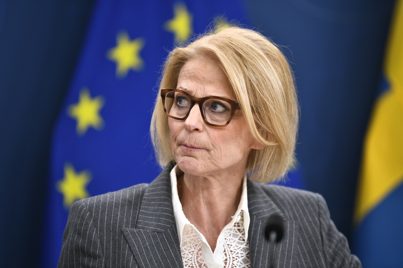 Finansminister Elisabeth Svantesson (M). Foto: Lars Schröder/TT