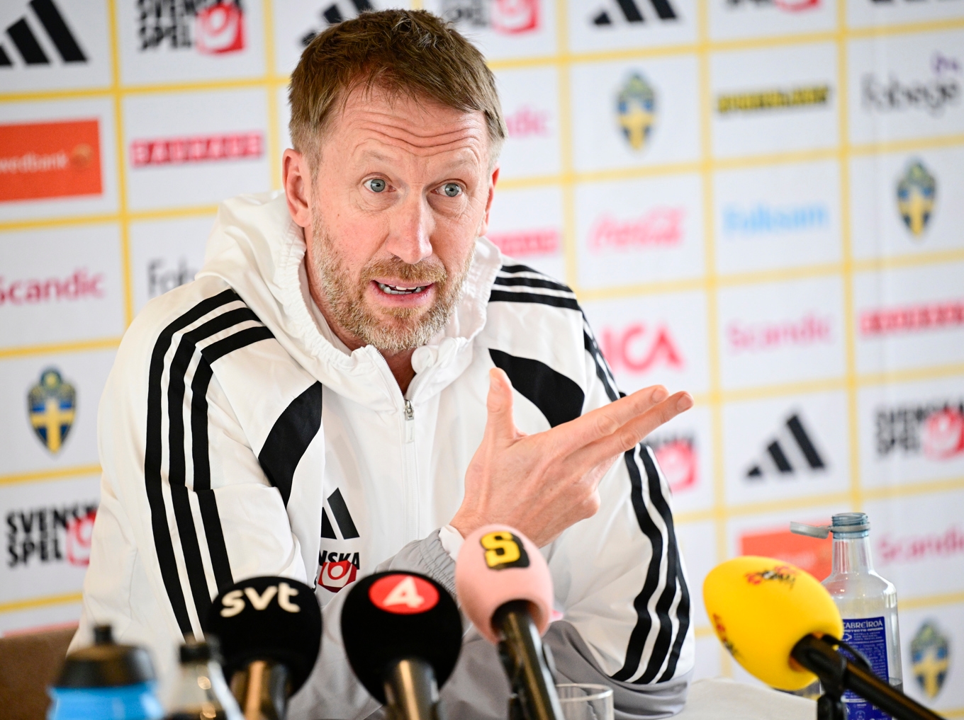 Förbundskapten Graham Potter. Foto: Jonas Ekströmer/TT