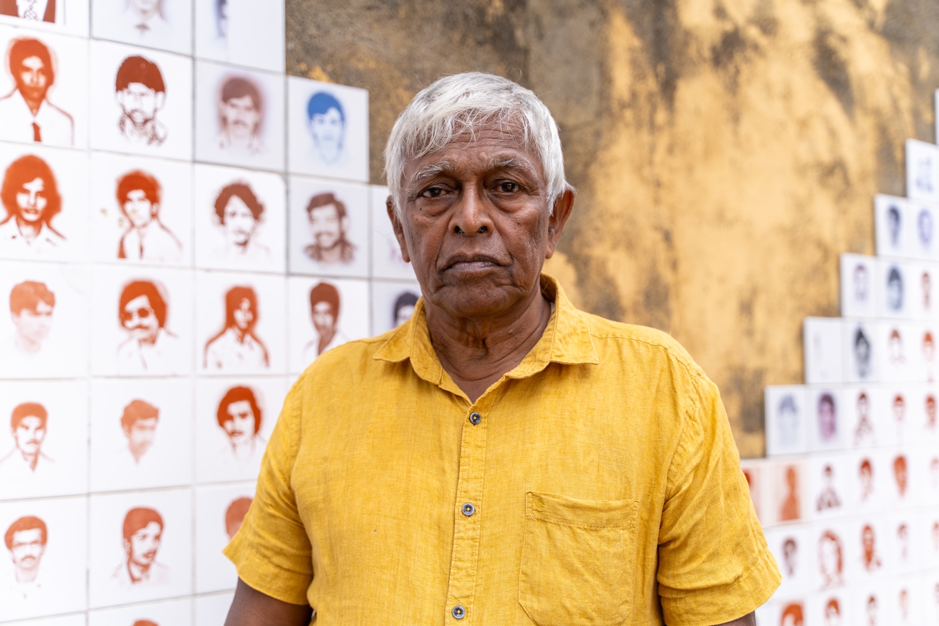 Brito Fernando. Arkivbild. Enligt FN:s arbetsgrupp för ofrivilliga försvinnanden har Sri Lanka bland de högsta nivåerna i världen av ouppklarade fall av påtvingade försvinnanden. Foto: Forum för levande historia & Splendid/TT