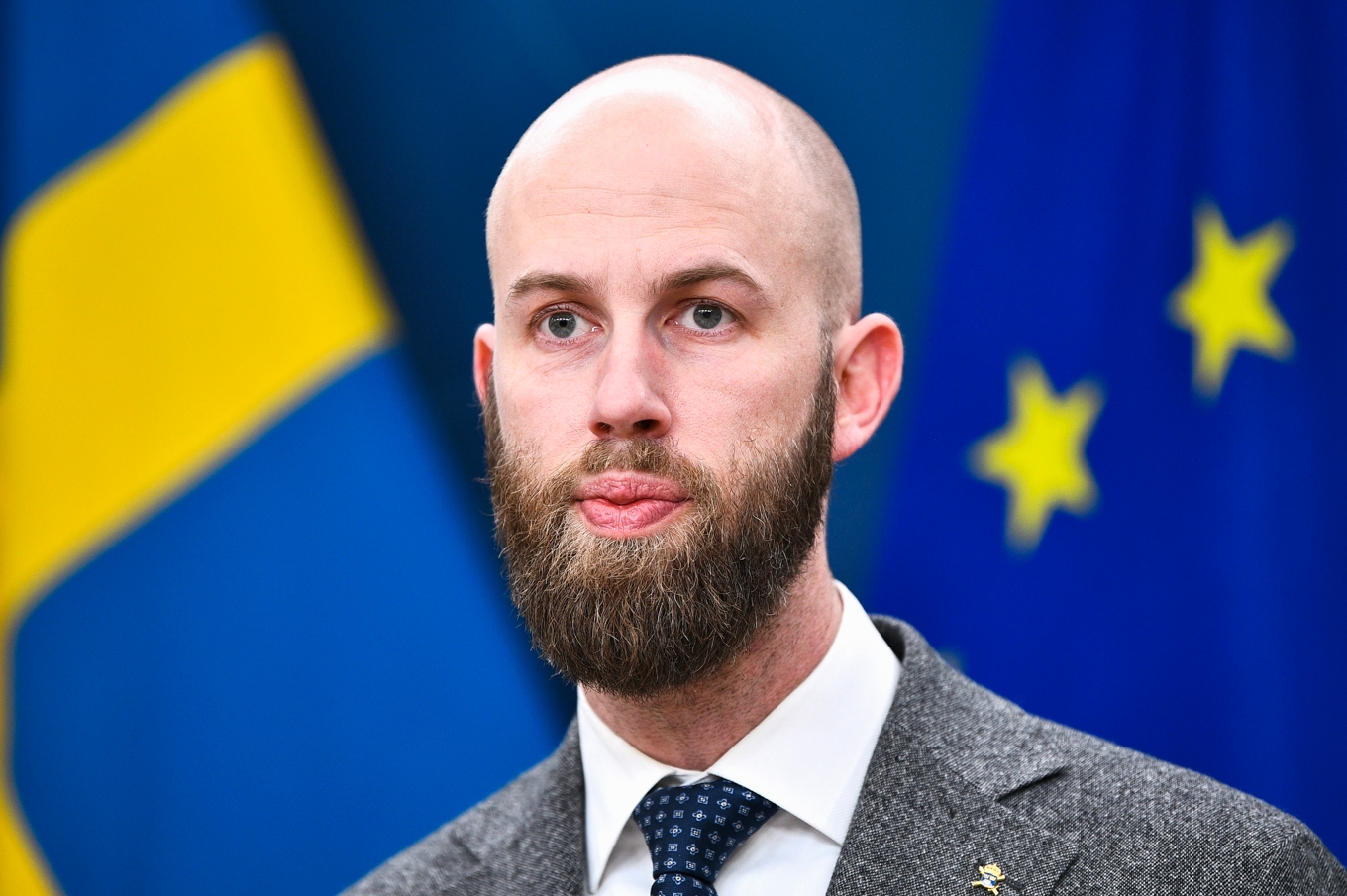 Minister för civilt försvar Carl-Oskar Bohlin (M). Arkivbild. Foto: Lars Schröder/TT