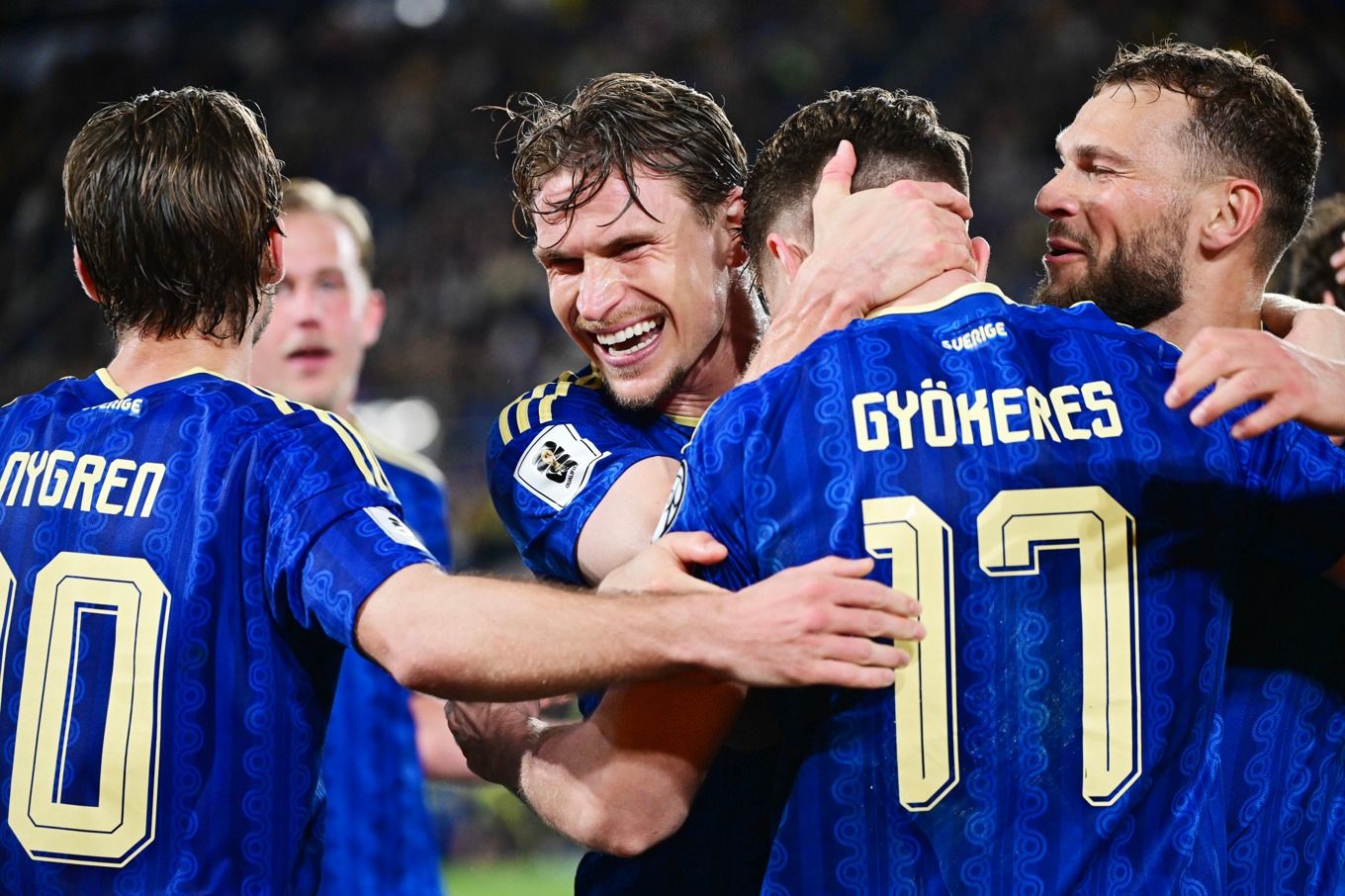 Starfelt gjorde ett starkt inhopp i 3–1-segern mot Ukraina i torsdags. Foto: Jonas Ekströmer/TT