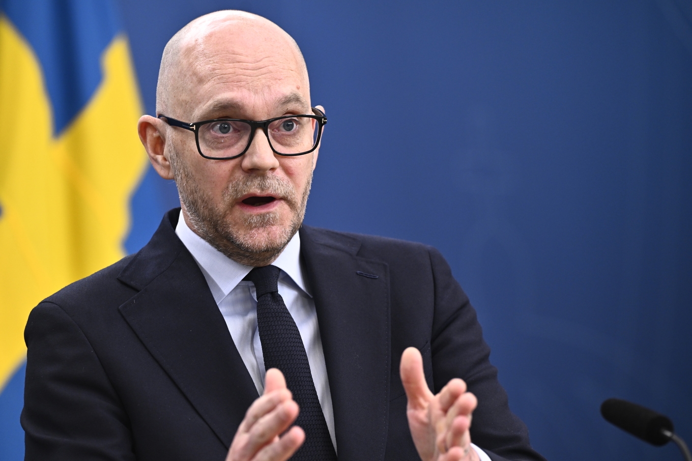 Arbetsmarknadsminister Johan Britz. Arkivbild. Foto: Henrik Montgomery/TT