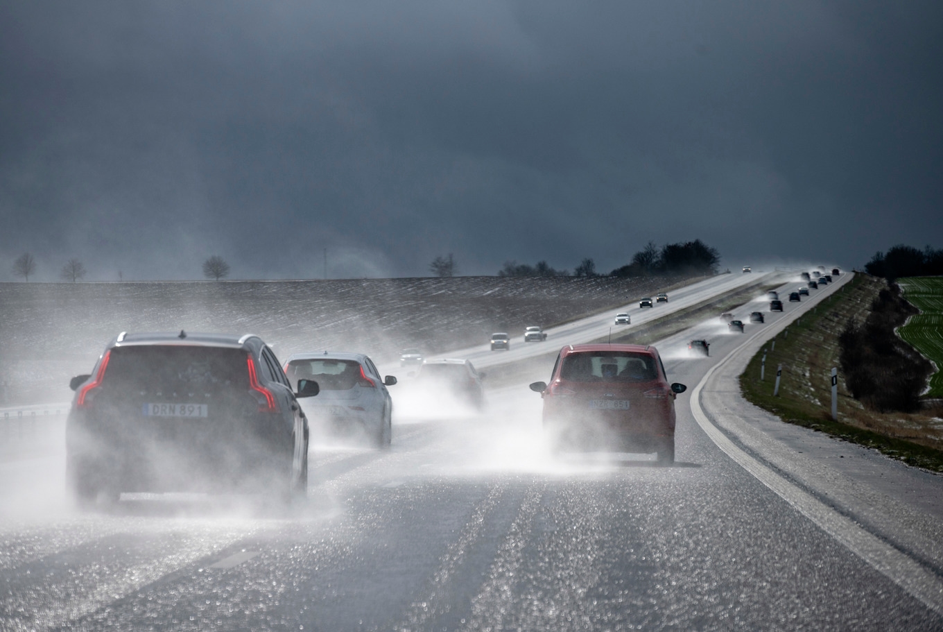 Vädret är ofta lynnigt under påsken, något som Trafikverket måste ha beredskap för. Arkivbild. Foto: Johan Nilsson/TT