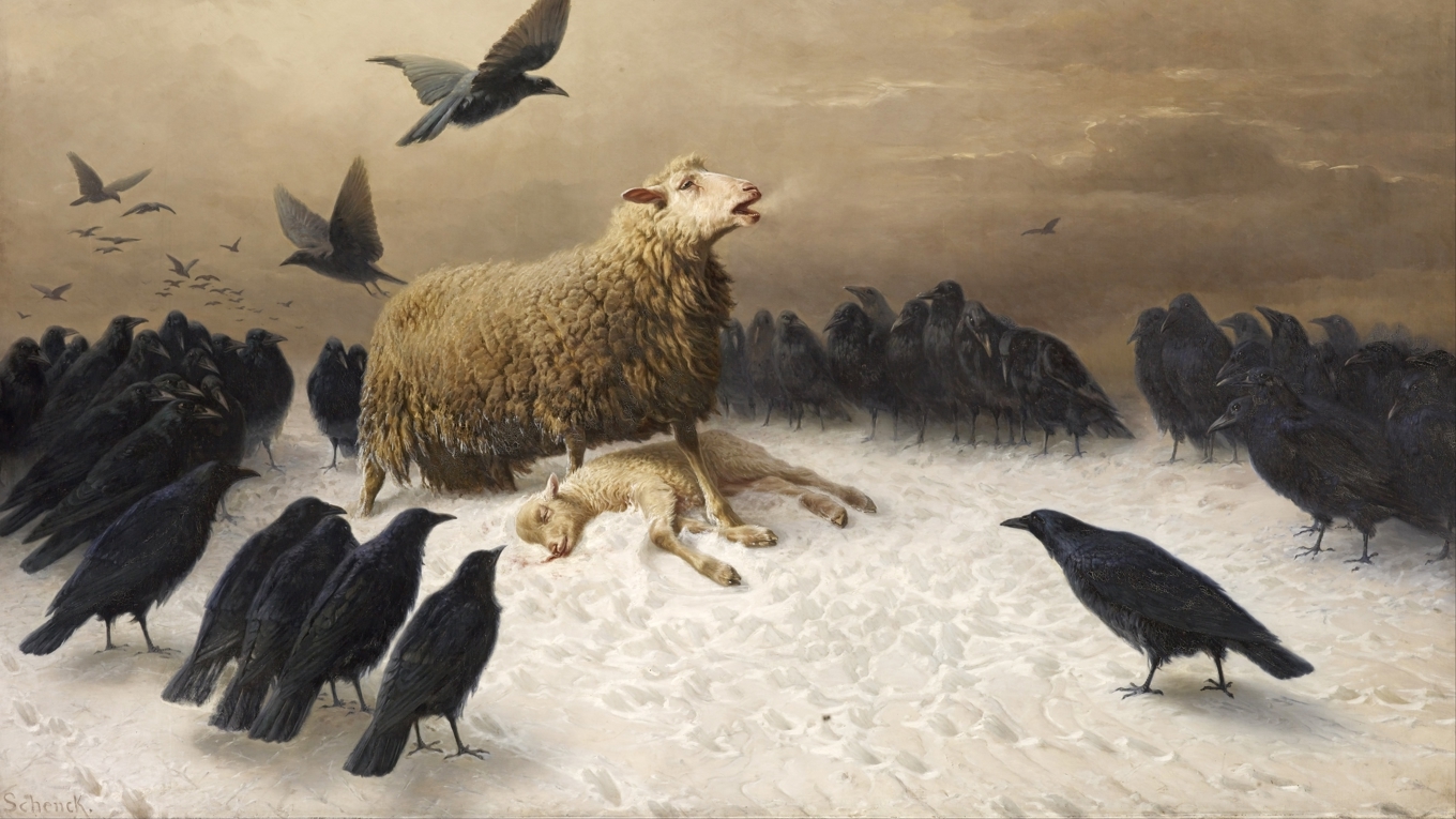 ”Vi måste drömma intensivare när det är nödvändigt”, skriver Jünger. Målning av August Friedrich Schenk (1828–1901). Foto: Wikimedia Commons