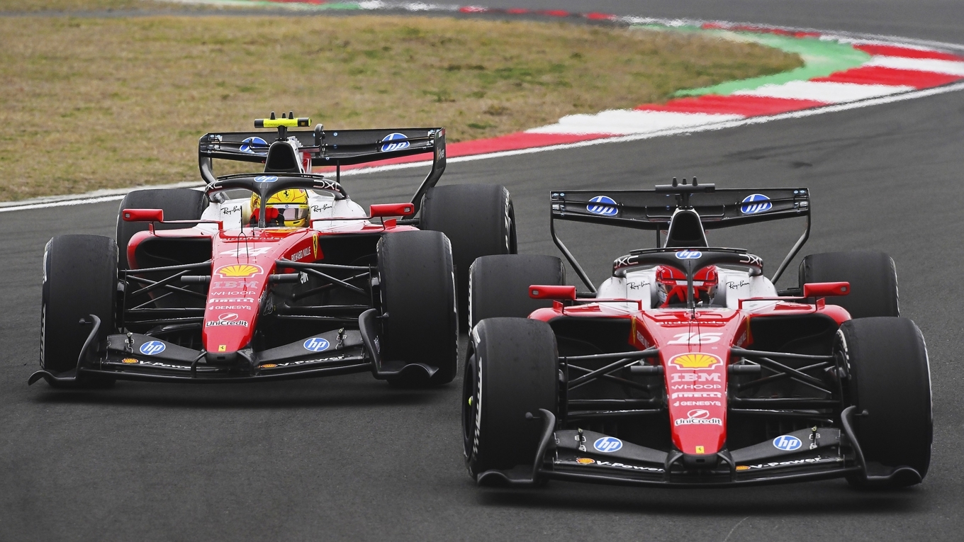 Lewis Hamilton är som en ny människa. I Shanghai tog han sin första pallplats sedan han gick till Ferrari. Foto: Rudy Carezzevoli/Getty Images