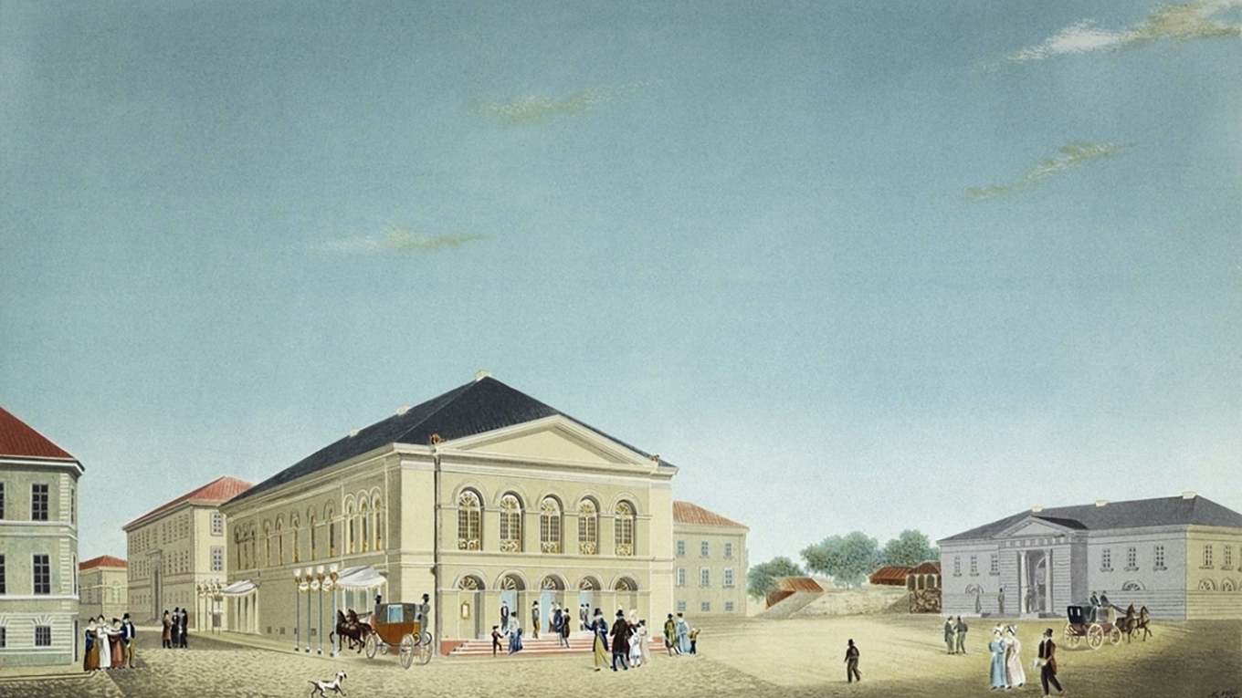 Christiania Theater, där ”Peer Gynt” hade urpremiär 1876. Teatern stängde 1899. Foto: Wikimedia Commons