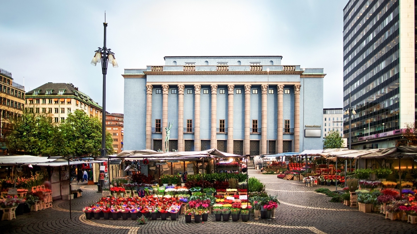 Firandet startar i april och pågår fram till sommaren 2027. Konserthuset Stockholm vid Hötorget, mars 2026. Foto: Mats Lundqvist