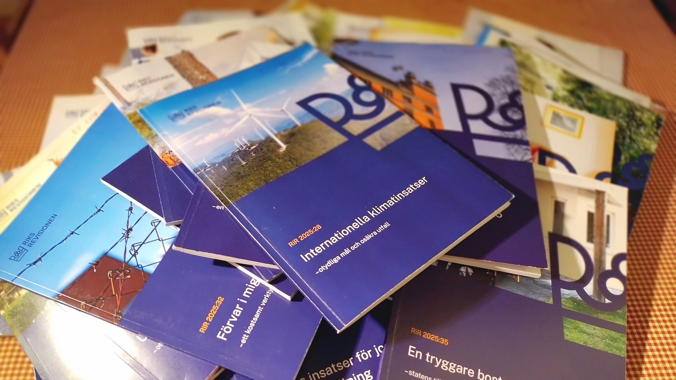 Riksrevisionens effektivitetsgranskningar är en viktig källa till kunskap om hur den svenska statsförvaltningen kan förbättras. Foto: Olle Felten