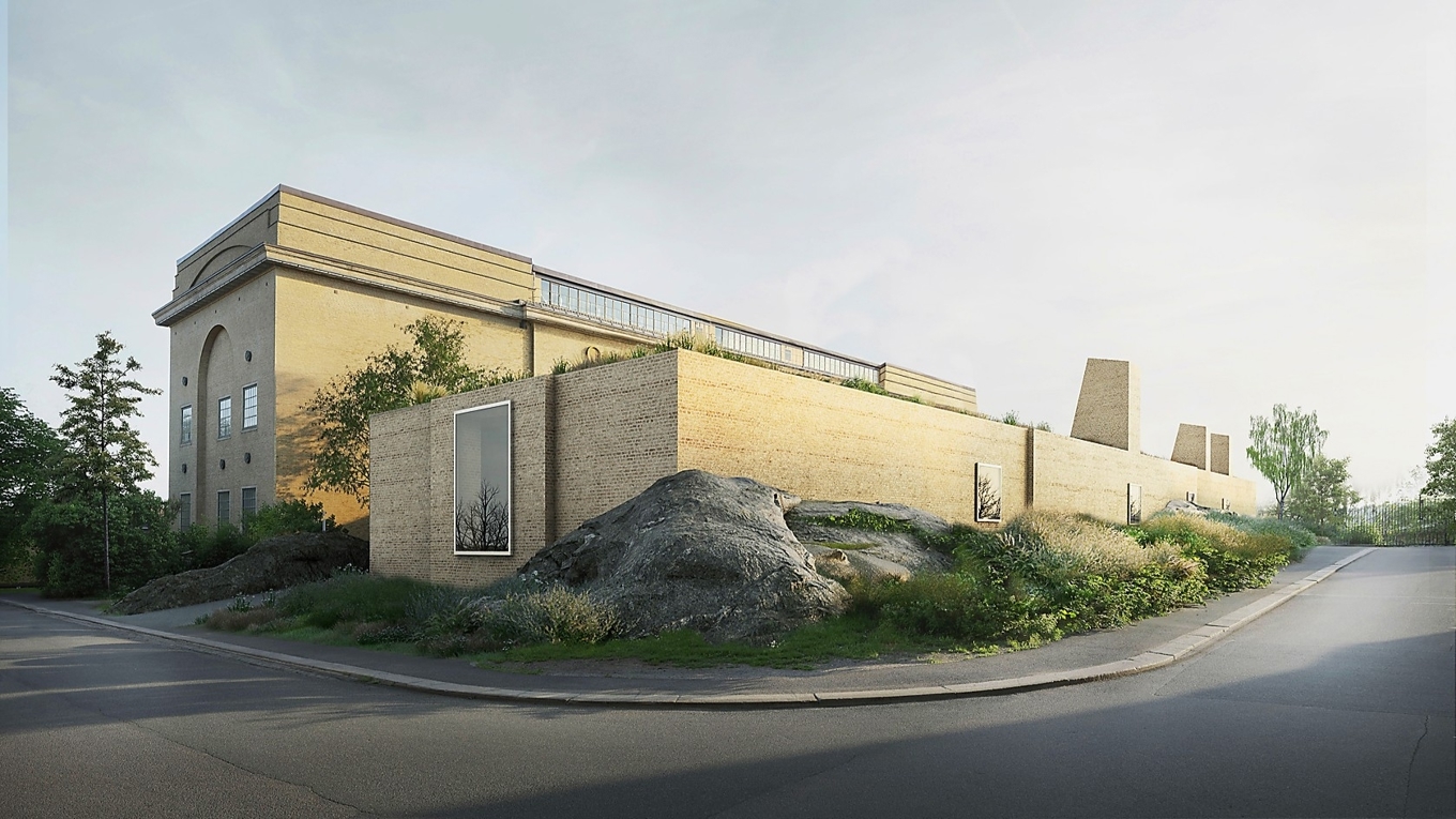 Arkitektkontoret Barozzi Veiga har ritat det vinnande förslaget till Göteborgs konstmuseums kommande tillbyggnad. Här en visionsbild från Barozzi Veiga. Foto: Barozzi Veiga