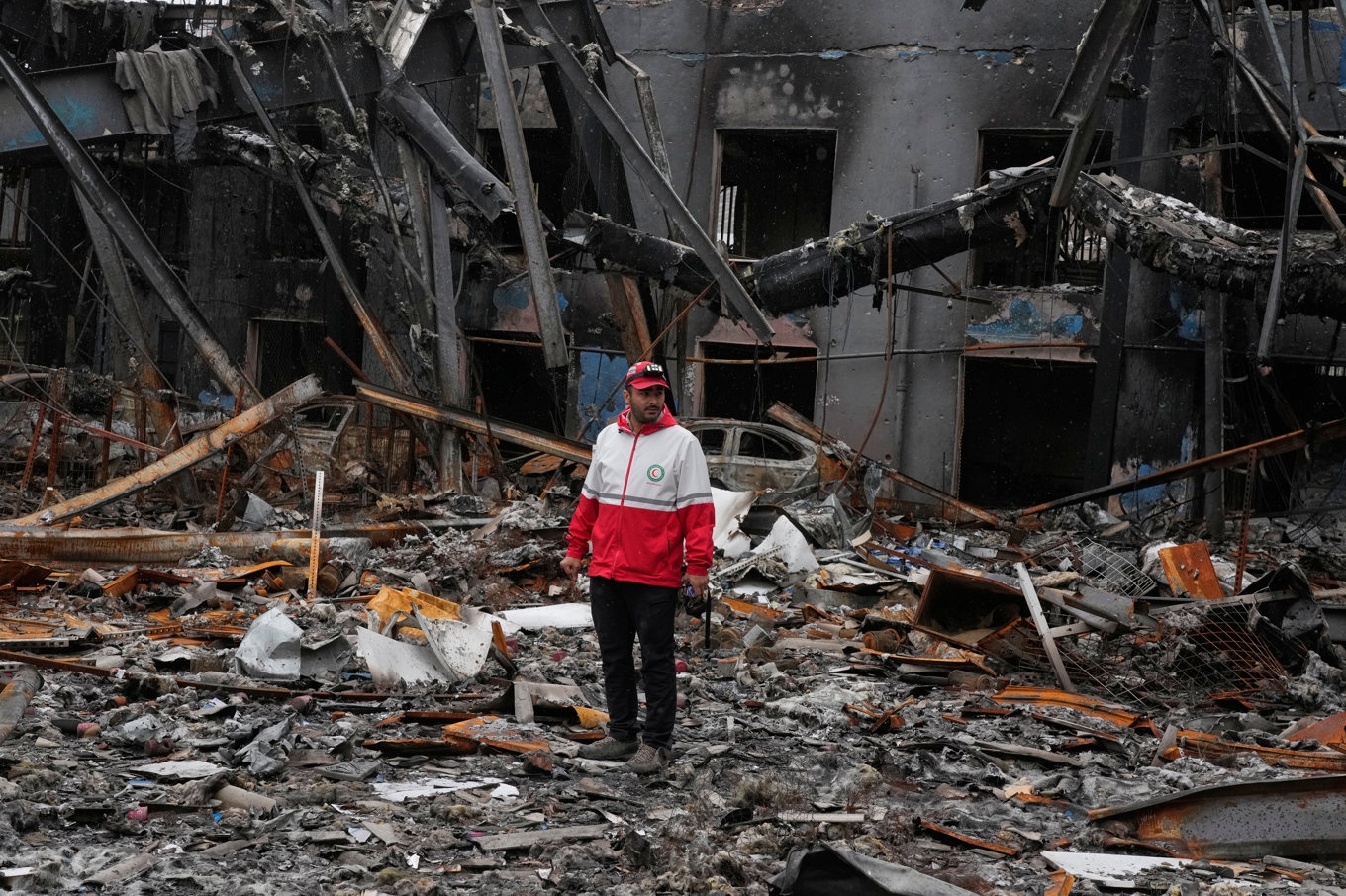 Krigsförstörelse i Irans huvudstad Teheran. Bild från gångna helgen. Foto: Vahid Salemi/AP/TT