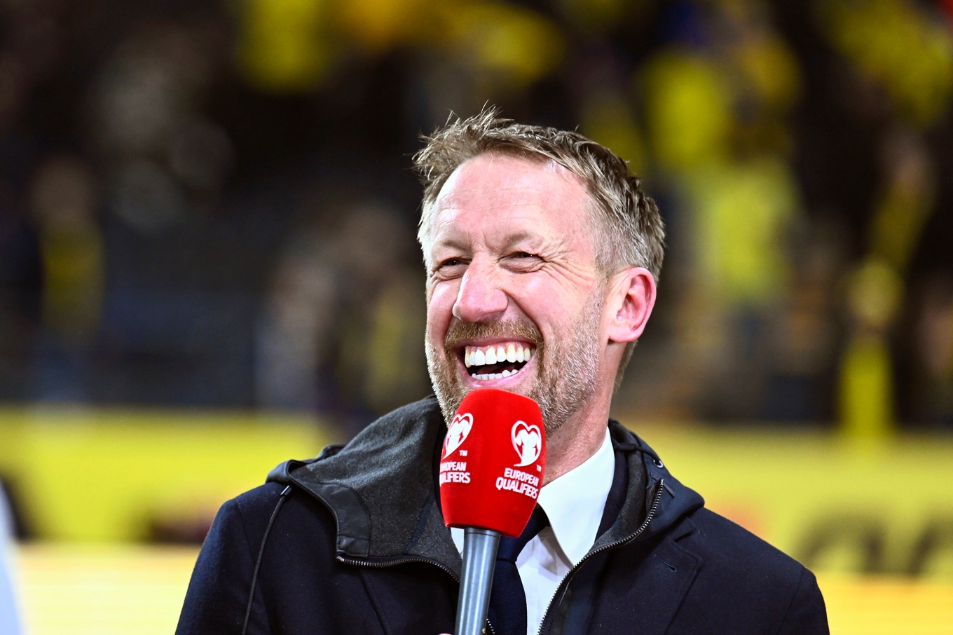 Sveriges förbundskapten Graham Potter. Foto: Pontus Lundahl/TT