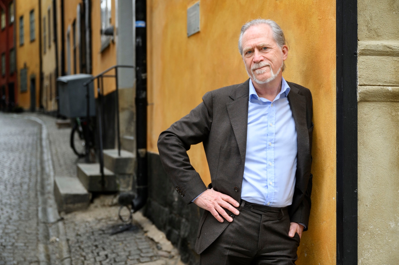 Miljöpartiets språkrör Daniel Helldén siktar på minst 7,4 procent i riksdagsvalet. Foto: Jessica Gow/TT