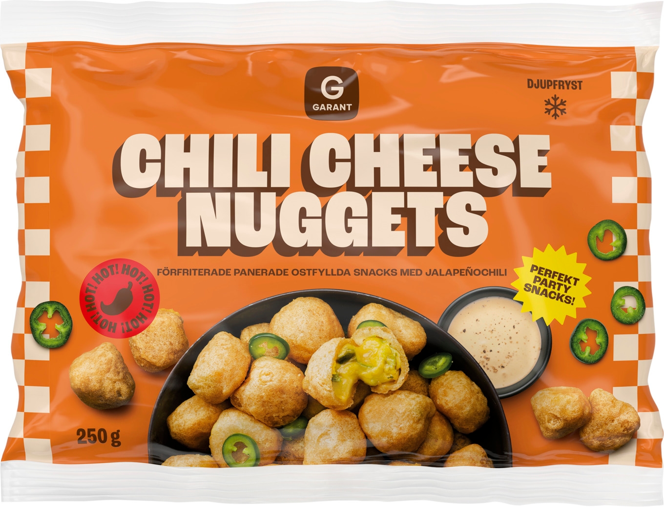 Axfood återkallar Garant Chili Cheese Nuggets. Foto: Axfood