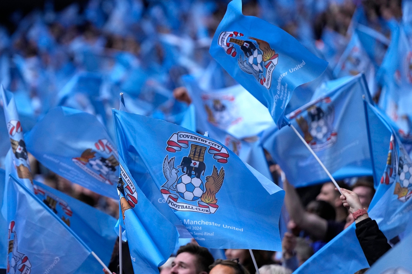 Coventry City är tillbaka i Premier League efter 25 års frånvaro. Arkivbild. Foto: Alastair Grant/AP/TT