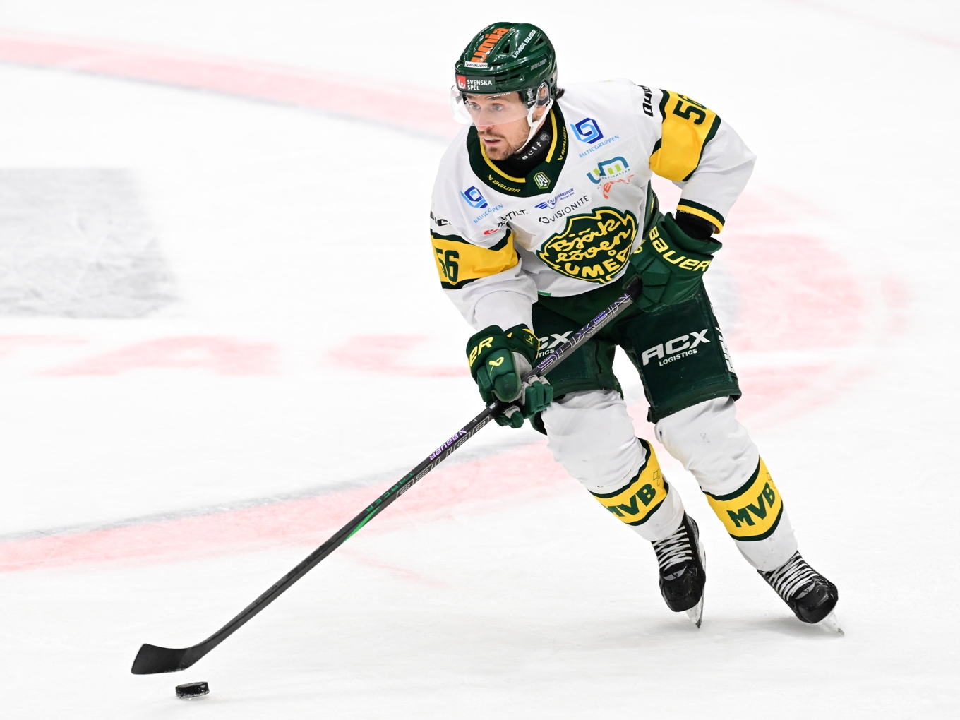 Fredrik Forsberg, målskytt för Björklöven. Arkivbild. Foto: Jonas Ekströmer/TT