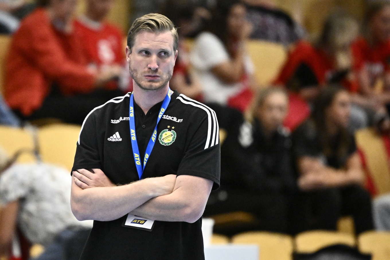 Jesper Östlund har tidigare varit tränare för Sävehofs damlag. Arkivbild. Foto: Johan Nilsson/TT