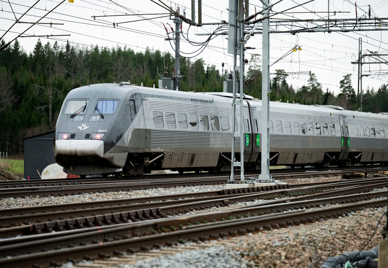 En högre andel tåg kom fram i tid i mars. Arkivbild. Foto: Pontus Lundahl/TT