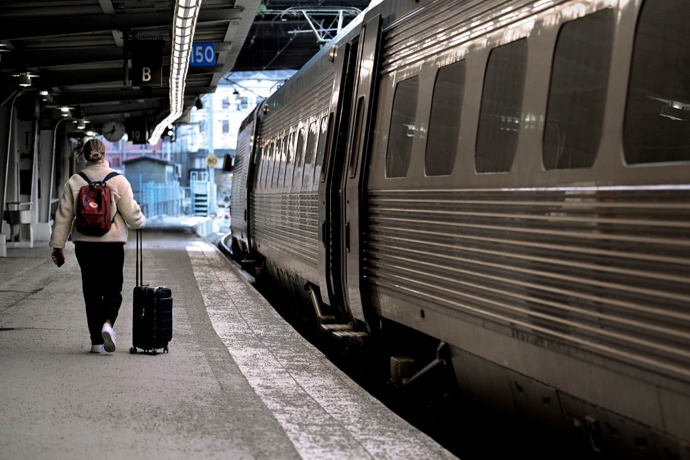 Tågresor är populära inför sommaren. Arkivbild. Foto: Janerik Henriksson/TT
