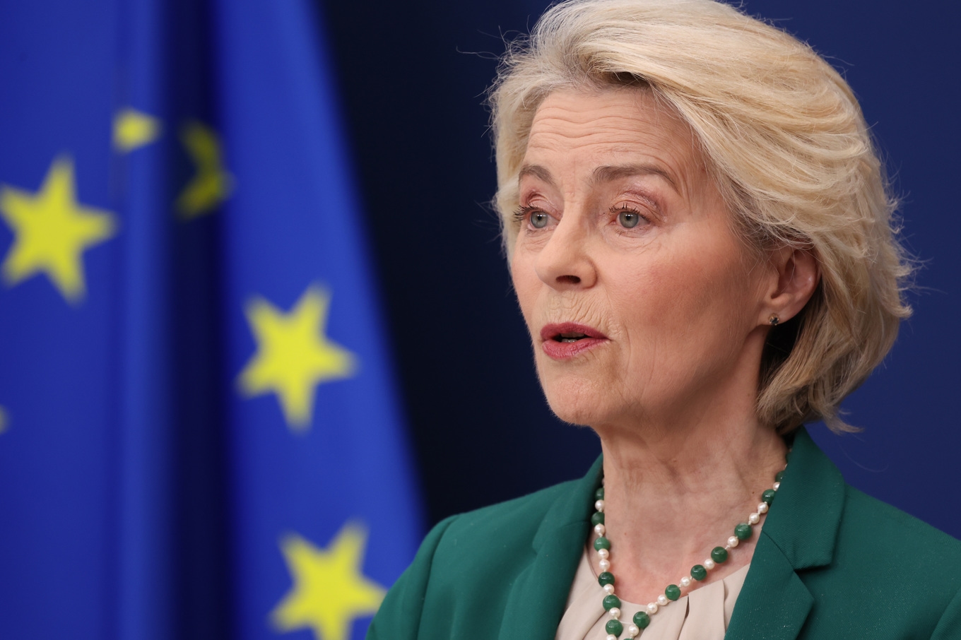 EU-kommissionens ordförande Ursula von der Leyen. Foto: Omar Havana/AP/TT