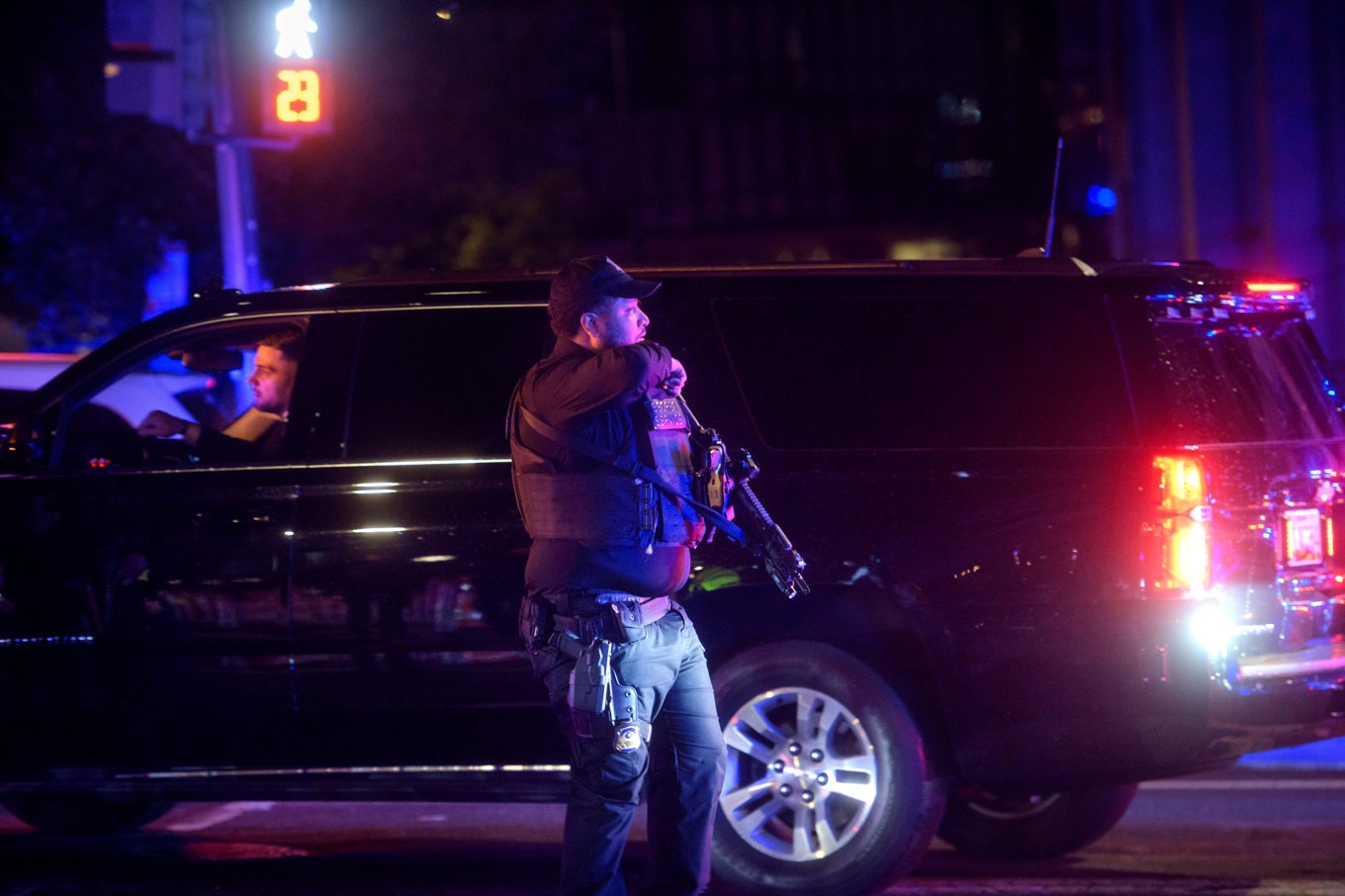 Den 31-årige mannen försökte ta sig in på ett hotell i Washington DC där en årlig korrespondentmiddag anordnades under lördagskvällen. Foto: Rod Lamkey/AP/TT