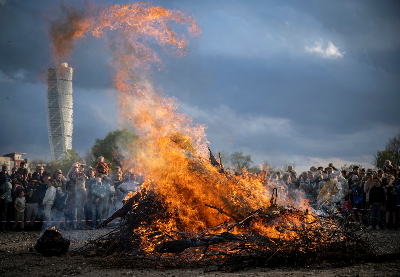 Valborgsfirandet i centrala Malmö i fjol. Arkivbild. Foto: Johan Nilsson/TT