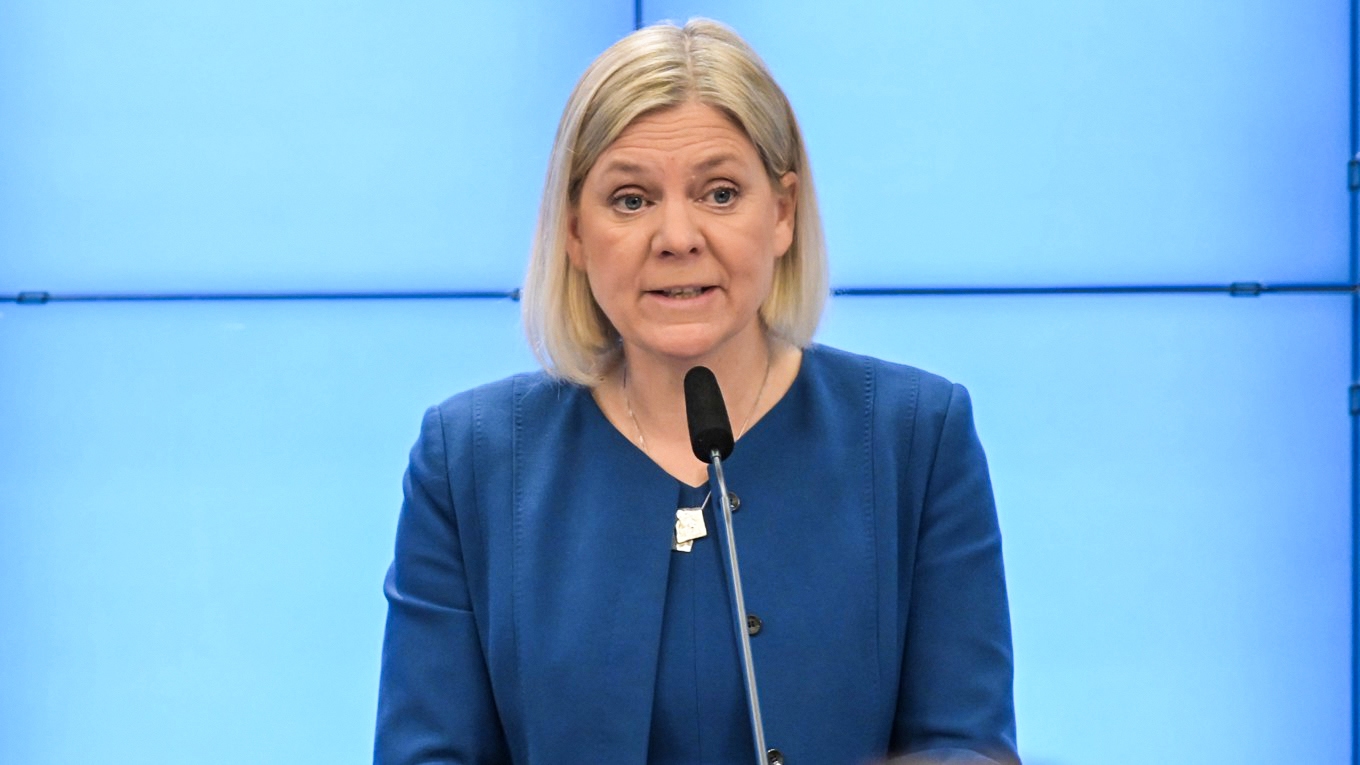 S-ledaren Magdalena Andersson. Foto: Roger Sahlström