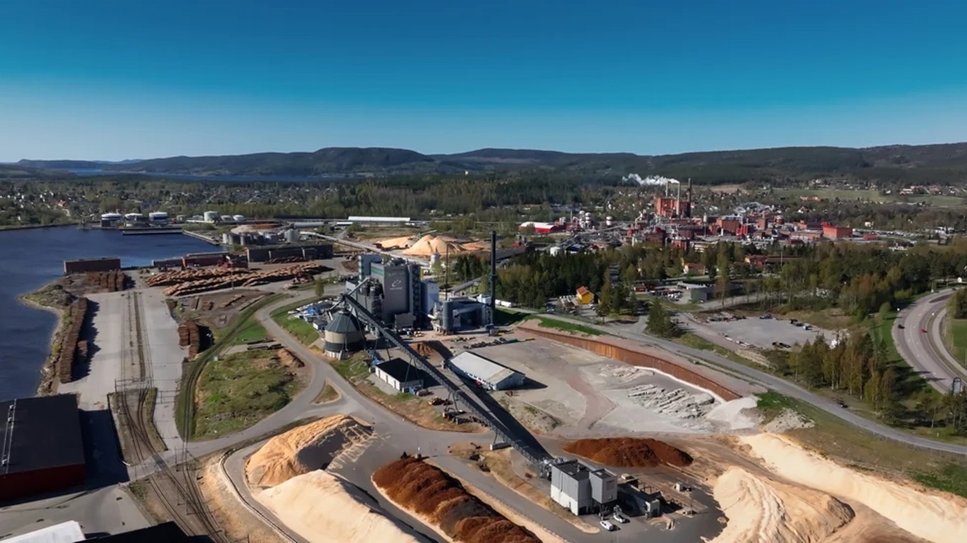 Övik Energis kraftvärmeverk i Örnsköldsvik. Foto: Övik Energi