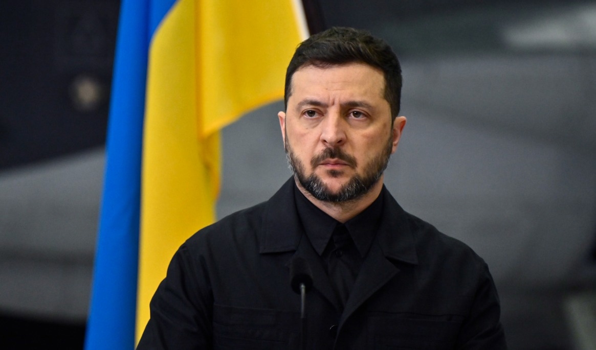 Ukrainas president Volodymyr Zelenskyj. Arkivbild. Foto: Christine Olsson/TT
