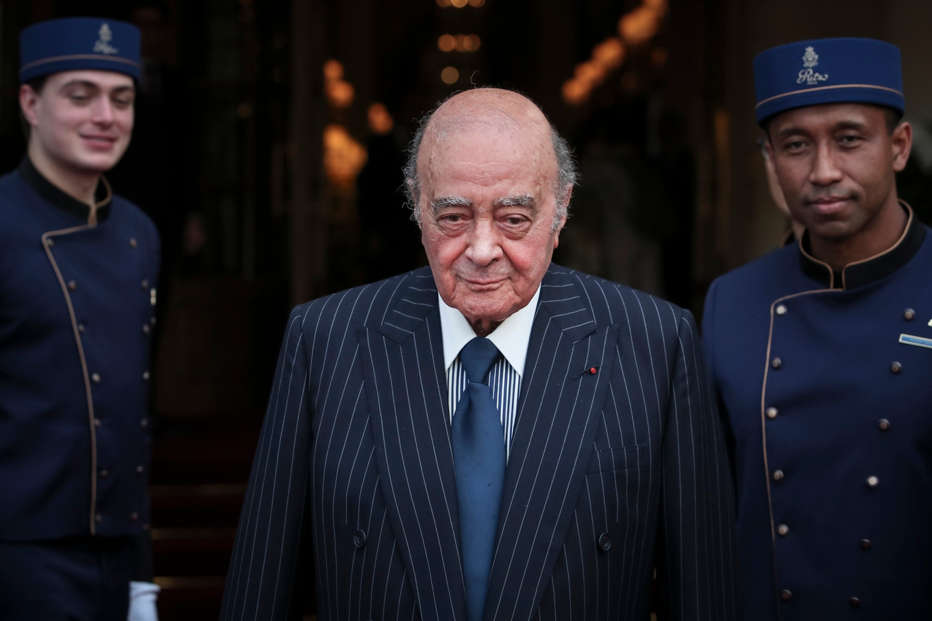 Londonvaruhuset Harrods tidigare ägare Mohamed al-Fayed, på bild från 2016. Foto: Kamil Zihnioglu/AP/TT