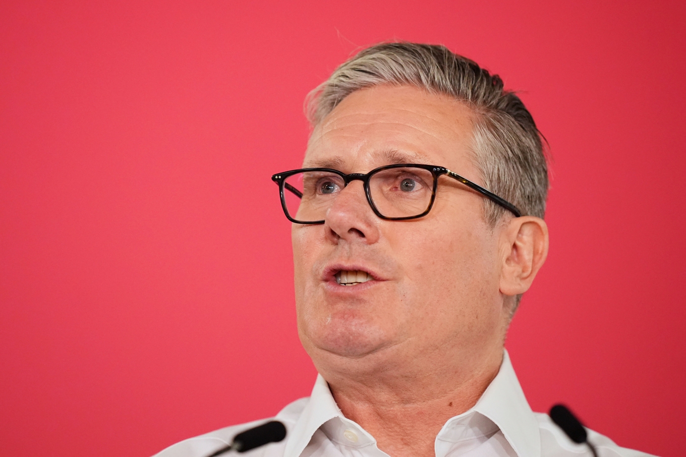 Storbritanniens premiärminister Keir Starmer på måndagen. Foto: James Manning/AP/TT