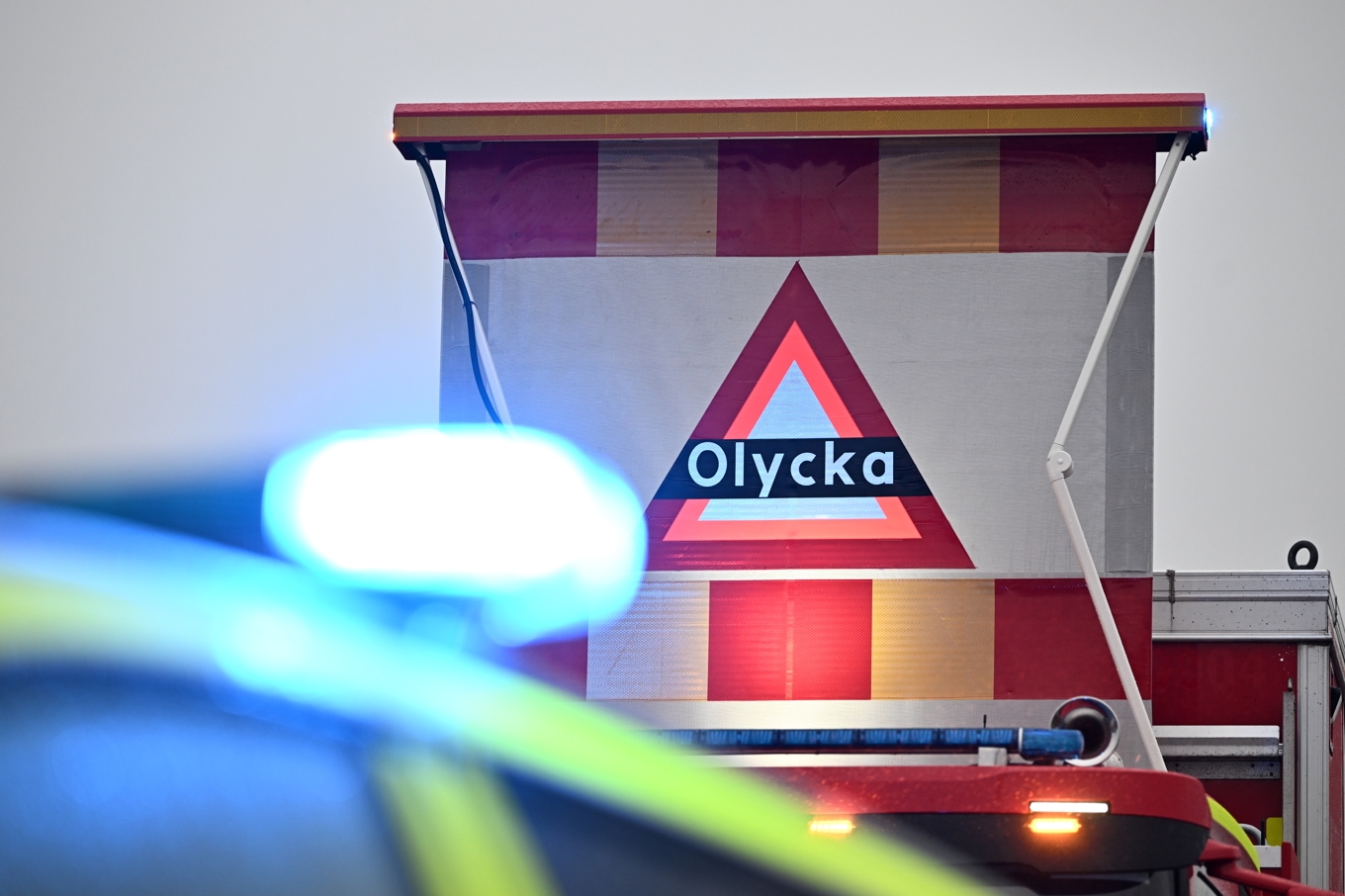 Två personer har förts till sjukhus efter att ha kört in i en bropelare i Malmö. Arkivbild. Foto: Johan Nilsson/TT
