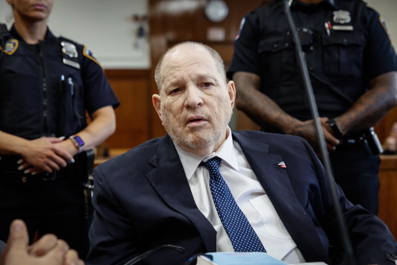 Harvey Weinstein i rättssalen tidigare i maj. Foto: Kena Betancur/AP/TT